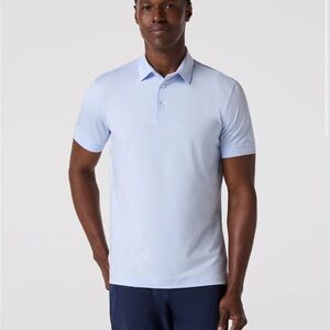 Mizzen+Main Sky Blue Versa Polo Shirt